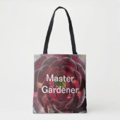 Tote Bag Master Gardener Plante côtier Photo Rouge Succulen (Devant)