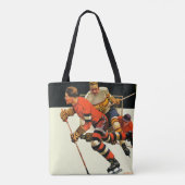 Tote Bag Match de hockey sur glace (Dos)