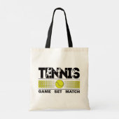 Tote Bag Match de jeu de tennis (Dos)