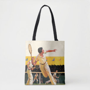 Tote Bag Match de tennis de doubles
