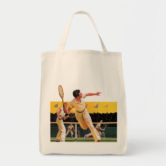 Tote Bag Match de tennis de doubles (Devant)