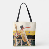 Tote Bag Match de tennis double (Dos)