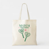 Tote Bag Match Fabriqué dans le Ciel Tennis Bachelorette Br (Dos)