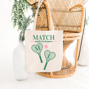 Tote Bag Match Fabriqué dans le Ciel Tennis Bachelorette Br