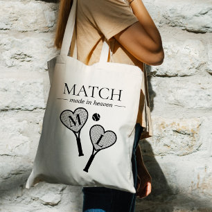 Tote Bag Match Fabriqué dans le Ciel Tennis Bachelorette Br