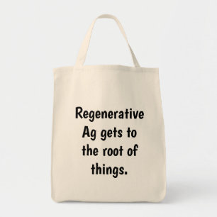 Tote Bag Matériau naturel "L'agg régénératif arrive à la ..