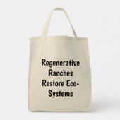 Tote Bag Matériau naturel "Restauration des anches régénéra (Dos)
