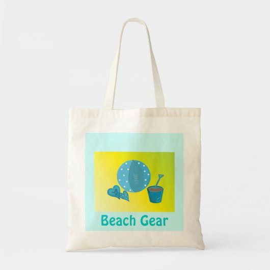 Tote Bag Matériel de plage (Devant)