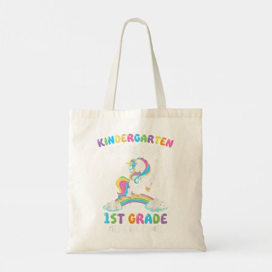 Tote Bag Maternelle Graduation Magique Unicorn Enfants fill (Dos)