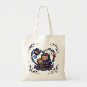 Tote Bag Maternité Cosmique Amour d'Astronaute