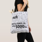 Tote Bag Math - Faire pleurer les étudiants (De près)