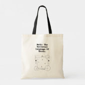 Tote Bag Math Langage Universel | Éducateur de Vérité & Log (Dos)