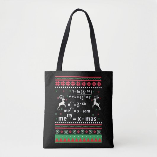 TOTE BAG MATH NOËL (Devant)