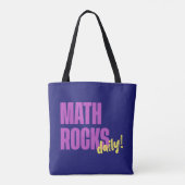Tote Bag Math Rocks Enseignant quotidien (Dos)