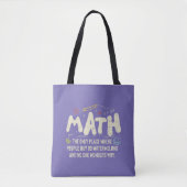 Tote Bag Mathématiques Mathématiques Mathématiques Math Ens (Devant)