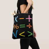 Tote Bag Mathématiques Symbole mathématique Math (De près)