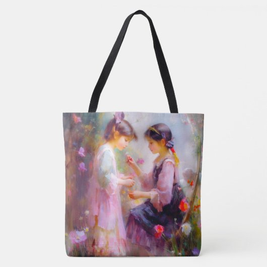 Tote Bag Matin dans un jardin (Devant)