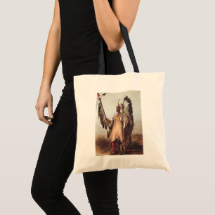Tote Bag Mato-Tope, Un chef Mandan Portrait par Karl Bodmer