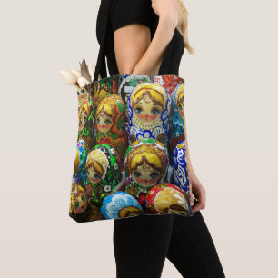 Tote Bag Matryoshka Poupées Souvenir Kiosque Voyage Photo