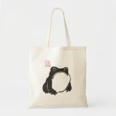 Tote Bag Matsumoto Hoji Sad Frog Art Japonais (Devant)