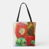 Tote Bag Matthieu 3:16 La colombe sur la Terre (Dos)