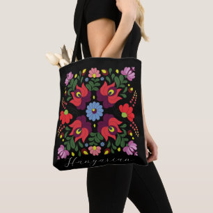 Tote Bag Matyo Hongrois Folk Nom personnalisé