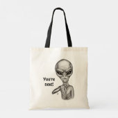 Tote Bag Mauvais Alien, Tu es le prochain ! (Dos)