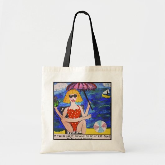 TOTE BAG MAUVAIS ART FOURRE-TOUT DE FILLE (Devant)