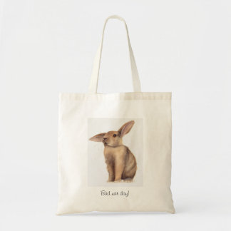 Tote Bag Mauvais jour d'oreille peint dans la couleur pour