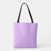 Tote Bag Mauve Diamonds Pattern Bible Verse Christian (Dos)