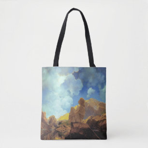 Tote Bag Maxfield Parrish Matin 1922 Nuage Bleu Beaux-Arts