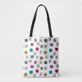 Tote Bag Mazages colorés (Devant)