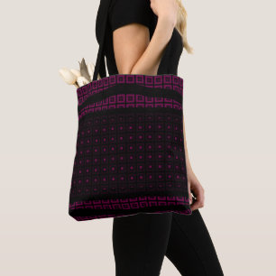Tote Bag Mazipoodles Carrés Et Studios - Profond Magenta