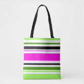 Tote Bag MAZIPOODLES Rayures Spaghetti 153 (Devant)