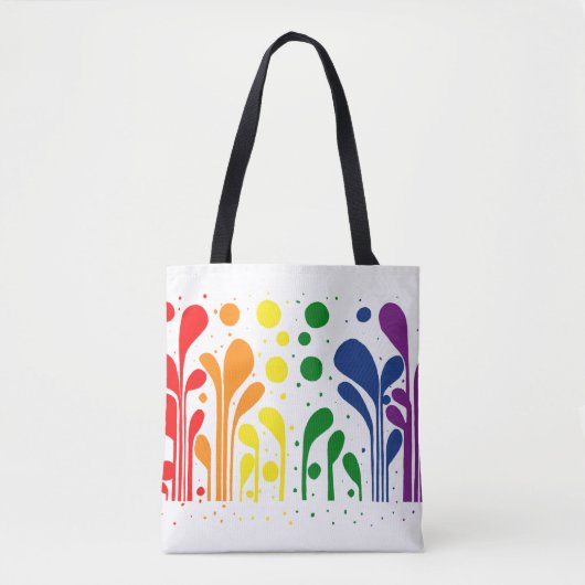 Tote Bag MCM Lollipop Floral Arc en ciel (Devant)