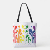 Tote Bag MCM Lollipop Floral Arc en ciel (Dos)