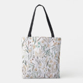 Tote Bag Meadow Fleurs sauvages : Aquarelle Charme. (Dos)