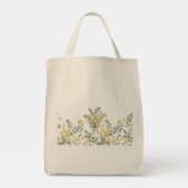 Tote Bag Meadow Wild Primrose & Eucalyptus Botanical bag (Dos)