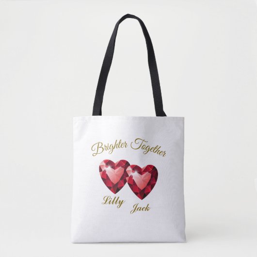 Tote Bag Meaningful Gift  – Elegant Love (Devant)