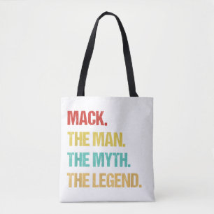 Tote Bag Mec Mack L'Homme Le Mythe La Légende
