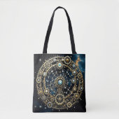 Tote Bag Mécanisme céleste Art cosmique (Devant)
