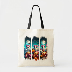 Tote Bag Méchanceté au Clair de Lune – Fantômes aux Rubans