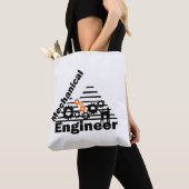 Tote Bag Mechanical Engineering Funny Engineer (De près)