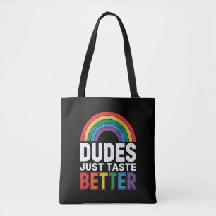 Tote Bag Mecs Ont Juste Meilleur Goût Drôle Fierté Gay Cade
