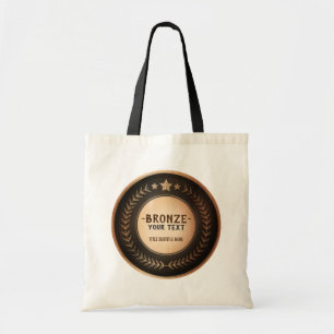 Tote Bag MÉDAILLE Bronze Champion DIY IMPRESSION PERSONNALI