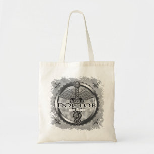 Tote Bag Médecin argent