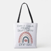 Tote Bag Médecin de la pratique infirmière du PDNP Diplôme  (Dos)
