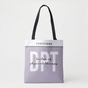 Tote Bag Médecin DPT personnalisé de thérapie physique