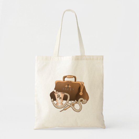 Tote Bag médecin MD (Devant)