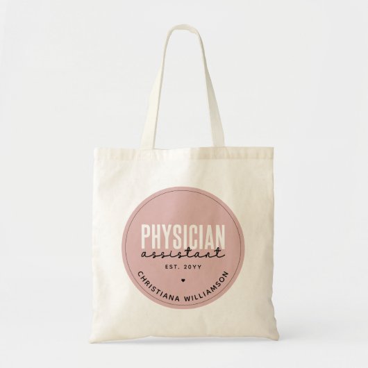 Tote Bag Médecin personnalisé Assistant PA Graduation (Devant)